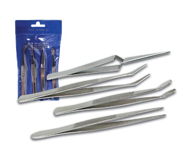 Conjunto 4 Pinças de Precisão