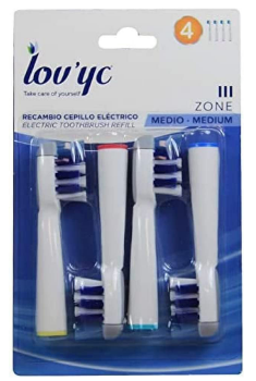 Conjunto p/ Escova de Dentes Elétrica Oral B Trizone (4 Recargas) - LOV´YC