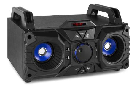 Consola de Som Portátil DJ 100W c/ USB/SD/BLUETOOTH c/ Bateria (MDJ95) - FENTON