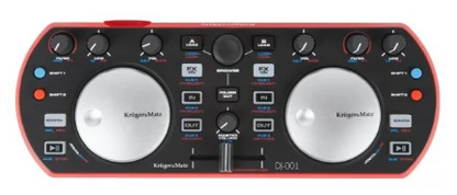 Controlador DJ MIDI USB Virtual DJ (DJ-001) - Kruger&Matz