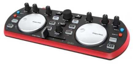 Controlador DJ MIDI USB Virtual DJ (DJ-001) - Kruger&Matz