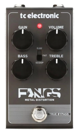 Controlador Efeitos de Guitarra Fangs Metal Distortion - TC ELECTRONIC
