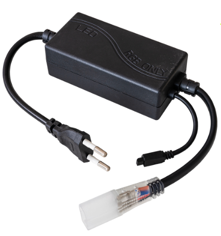 Controlador de Fita de LEDs/Neon RGB 220V c/ Comando