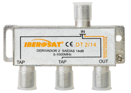 Derivador 3 Vias 5-1000MHz 14dB - IBEROSAT