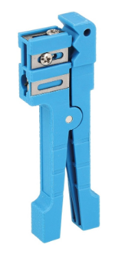 Descarnador de Cabo Coaxial / Fibra Óptica / Mangueiras Ø3,2~6,4mm (Azul) - NIMO