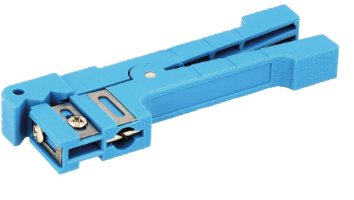 Descarnador de Cabo Coaxial / Fibra Óptica / Mangueiras Ø3,2~6,4mm (Azul) - NIMO
