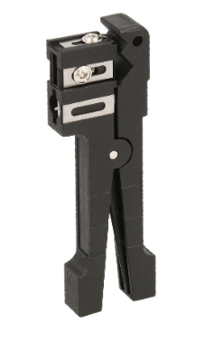 Descarnador de Cabo Coaxial / Fibra Óptica / Mangueiras Ø4,8~7,9mm (Preto) - NIMO