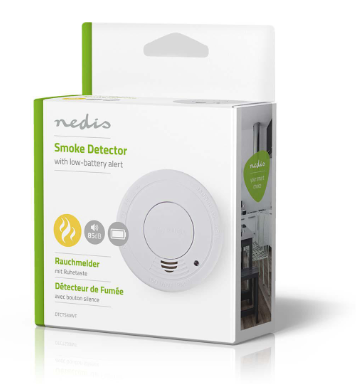 Detector de Fumo c/ Sirene 85dB - NEDIS