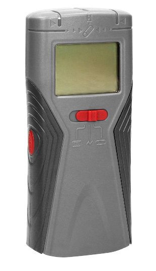Detector de Metais, Madeiras e Cabos "3-EM-1" c/ Visor LCD - VIRONE