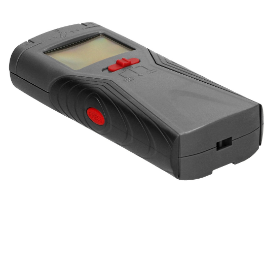 Detector de Metais, Madeiras e Cabos "3-EM-1" c/ Visor LCD - VIRONE