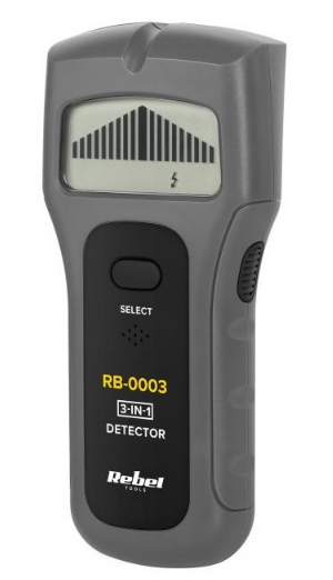 Detetor de Metais, Cabos e Madeira - REBEL RB-0003