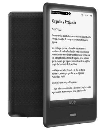 E-Book 6" Dickens Light Pro 8GB (Preto) - SPC