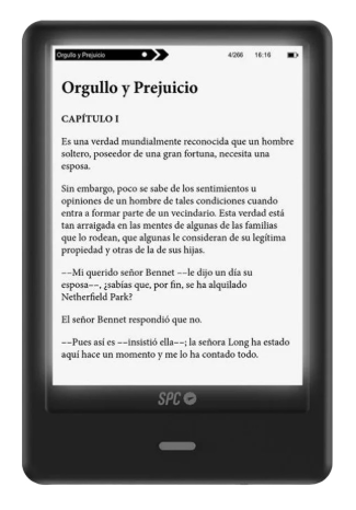 E-Book 6" Dickens Light Pro 8GB (Preto) - SPC