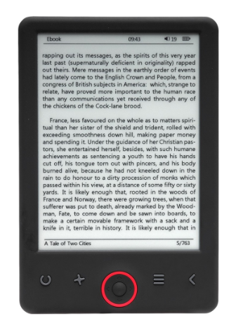 E-Book 6" EBO-635L 4GB (Preto) - DENVER