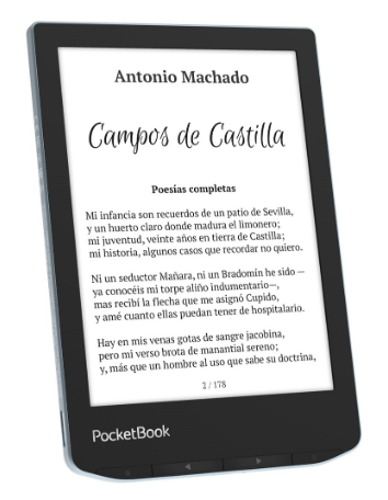 E-Book Verse 6" 8GB (Azul) - POCKETBOOK