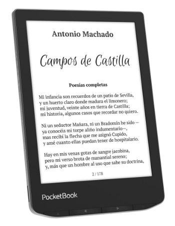 E-Book Verse 6" 8GB (Cinza) - POCKETBOOK