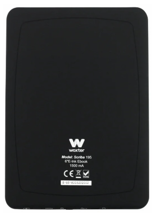 E-book Scriba 195 6" 4GB (Preto) - WOXTER