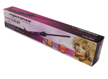 Enrolador de Cabelo Laura (Preto/Rosa) - ESPERANZA