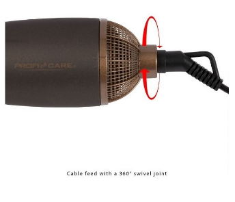 Escova Modeladora de Cabelo 800W c/ 2 Acessórios (Branco) - ProfiCare