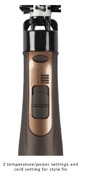 Escova Modeladora de Cabelo 800W c/ 2 Acessórios (Branco) - ProfiCare