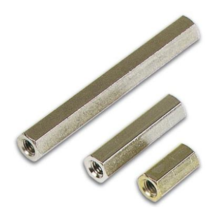 Espaçador de Metal Hexagonal 40mm M3 Fêmea-Fêmea