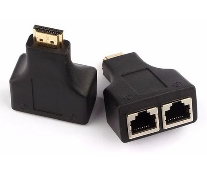 Extensor HDMI via UTP CAT5E/6 RJ45 até 30 mts