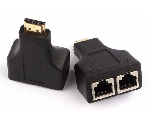 Extensor HDMI via UTP CAT5E/6 RJ45 até 30 mts