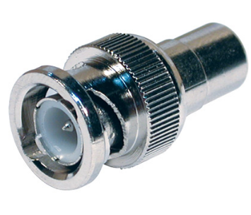 Ficha Adaptadora BNC Macho - RCA Femea