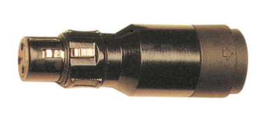 Ficha Adaptadora Canon Fêmea 3P - Speakon Fêmea (XLN 4 Contactos)