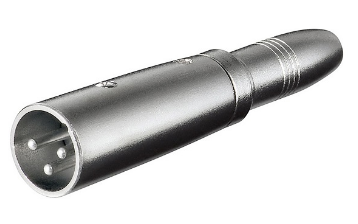 Ficha Adaptadora Canon Macho - Jack 6,3mm Femea Mono