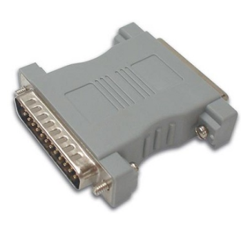 Ficha Adaptadora DB25 Macho <-> DB25 Femea