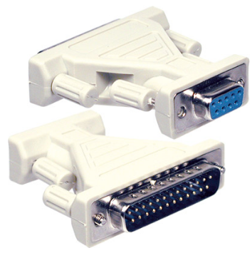 Ficha Adaptadora DB25 Macho - DB9 Femea