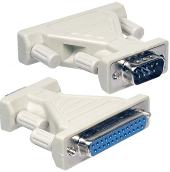 Ficha Adaptadora DB9 Macho - DB25 Femea