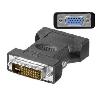 Ficha Adaptadora DVI Macho - VGA Femea - EWENT