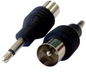 Ficha Adaptadora Jack 3,5mm Macho Mono - TV Macho