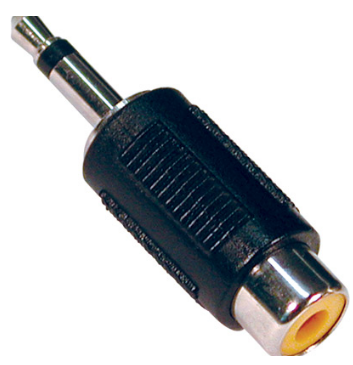 Ficha Adaptadora Jack 2,5mm M. Mono - RCA F.