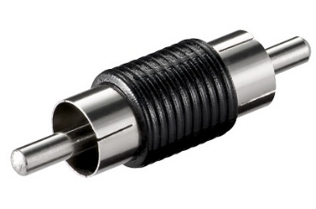 Ficha Adaptadora RCA Macho - RCA Macho