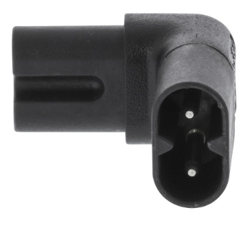 Ficha Alimentação Adaptadora "Tipo 8" 90/270º Macho (IEC-320-C7) - Fêmea (IEC-320-C8)