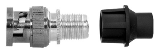 Ficha BNC Macho Cravar p/ Cabo Micro Coaxial e RG59