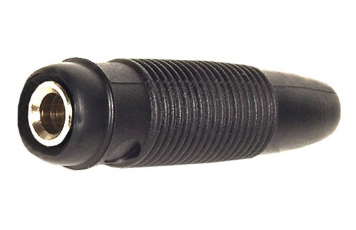 Ficha Banana F. Borracha Preta 4mm