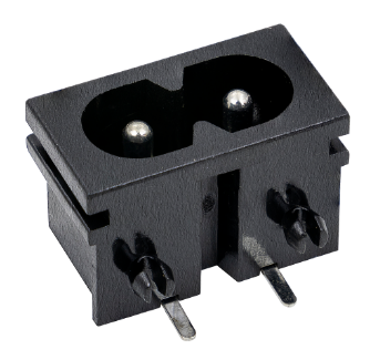 Ficha C.I. Femea Tipo 8 (IEC-C8) 2,5A 250V