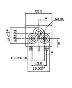 Ficha C.I. Femea Tripolar 2,5A 250V (IEC-C6)