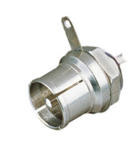 Ficha Coaxial Macho p/ Painel