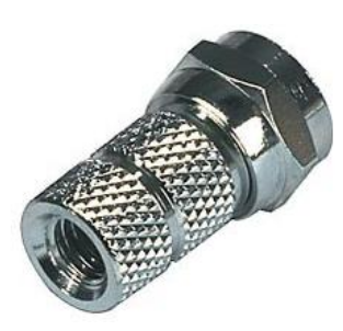 Ficha F p/ Cabo 5mm (RG58)