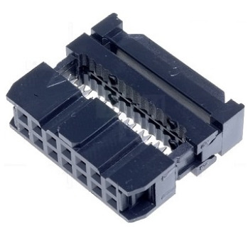 Ficha IDC 12 Pinos (2x6) Femea p/ Flat-cable