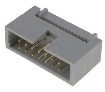 Ficha IDC 14 Pinos (2x7) Macho p/ Flat-cable