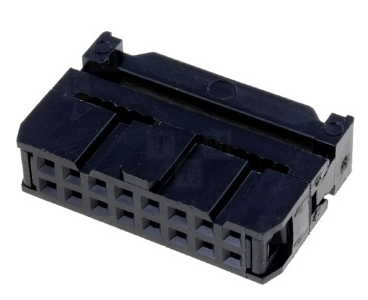 Ficha IDC 16 Pinos (2x8) Femea p/ Flat-cable