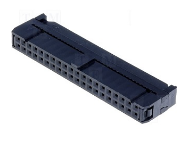 Ficha IDC 40 Pinos (2x20) Femea p/ Flat-cable