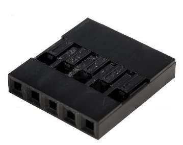 Ficha NSR 5 Pinos Fêmea (1x5) 2,54mm