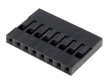 Ficha NSR 8 Pinos Fêmea (1x8) 2,54mm